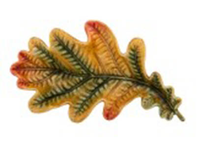 Gudrun Leaf Shaped Wall Plate