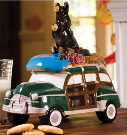 Cookie Jars Figural Cookie Jar & Lid