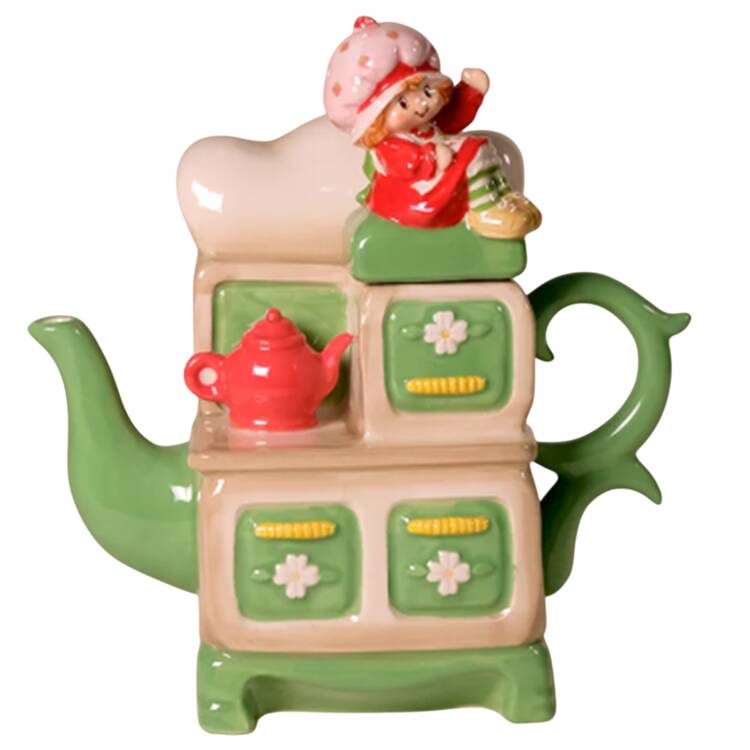 Strawberry Shortcake Figural Teapot & Lid