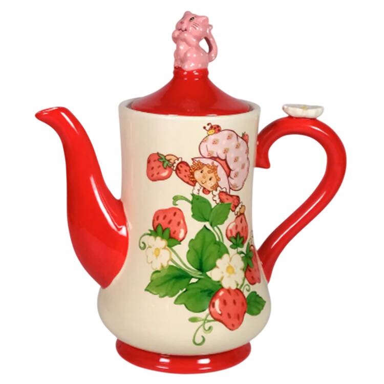 Strawberry Shortcake Figural Teapot & Lid