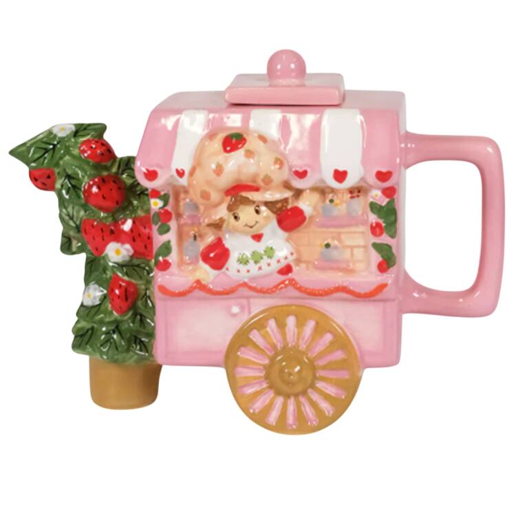 Strawberry Shortcake Figural Teapot & Lid