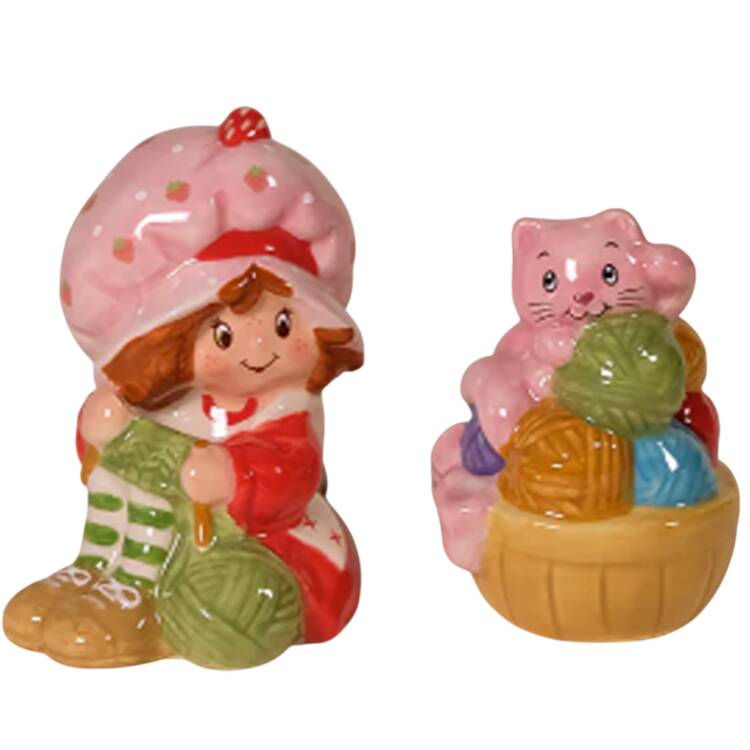 Strawberry Shortcake Figural Salt and Pepper Set