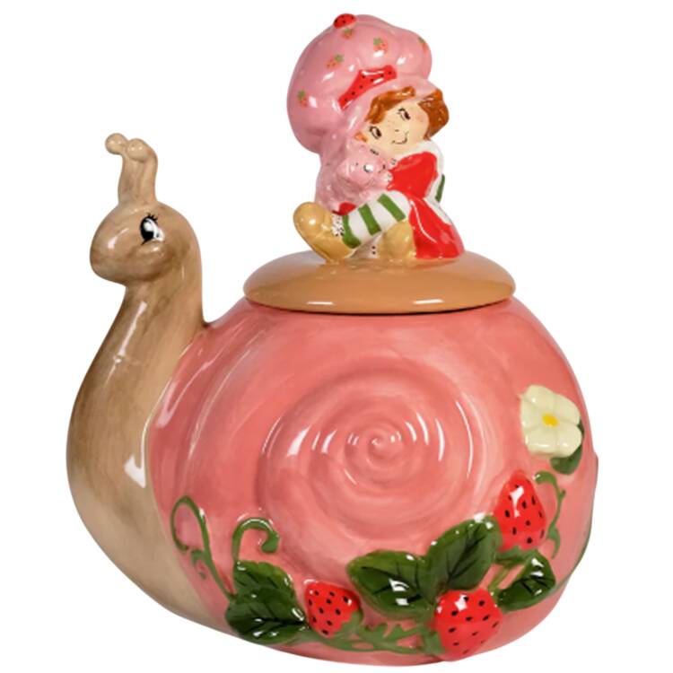 Strawberry Shortcake Figural Cookie Jar & Lid