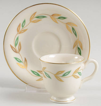Alberta Footed Demitasse Cup & Saucer Set