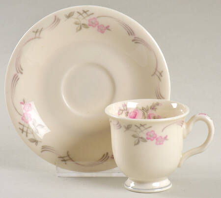 Belrose Footed Demitasse Cup & Saucer Set
