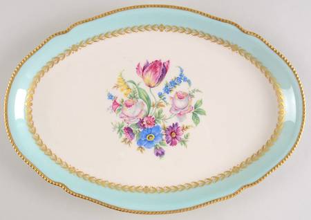 Bellwood Turquoise 13" Oval Serving Platter