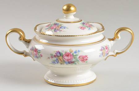 Castleton Bouquet Sugar Bowl & Lid