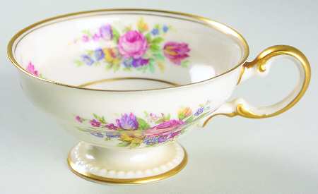 Castleton Bouquet Footed Demitasse Cup