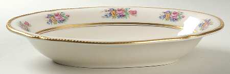 Castleton Bouquet 10" Oval Vegetable Bowl