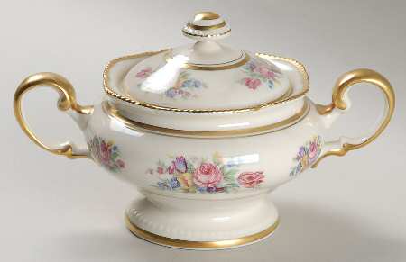 Castleton Bouquet Sugar Bowl & Lid