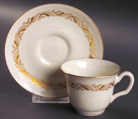 Carlton Flat Demitasse Cup & Saucer Set