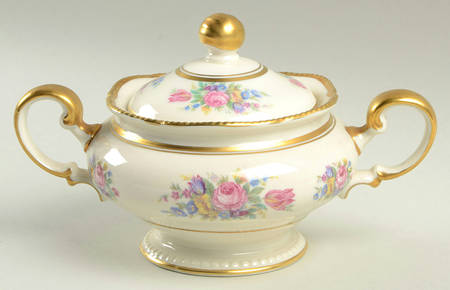 Castleton Rose Sugar Bowl & Lid