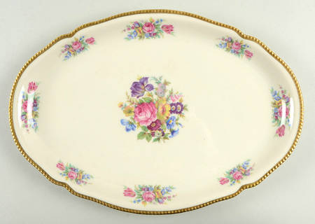 Castleton Rose 13" Oval Serving Platter