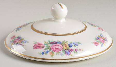 Castleton Rose Lid for Round Vegetable