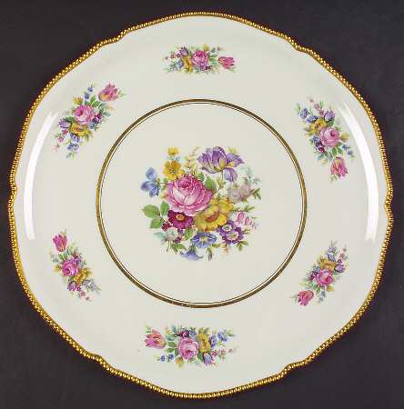 Castleton Rose 12" Chop Plate (Round Platter)