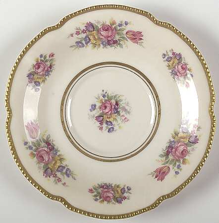 Castleton Rose Saucer for Cream Soup Bowl
