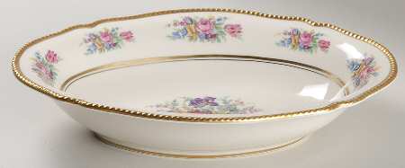 Castleton Rose 11" Oval Vegetable Bowl