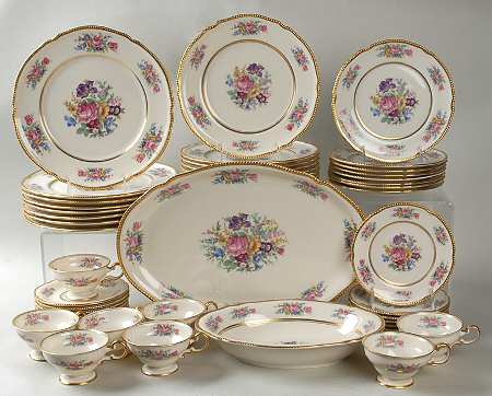 Castleton Rose 50 Piece Estate Set