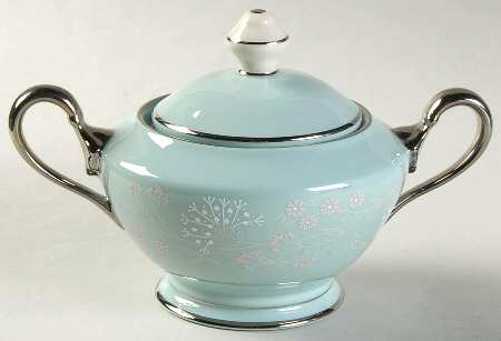 Corsage Sugar Bowl & Lid