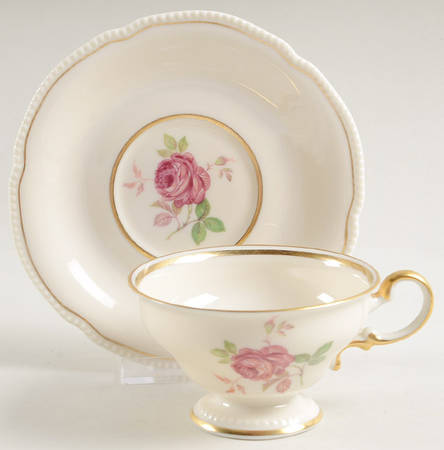 Dolly Madison Footed Cup & Saucer Set