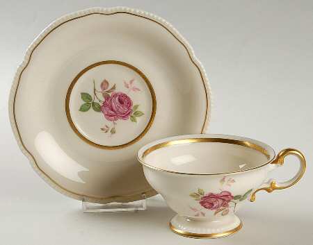 Dolly Madison Footed Cup & Saucer Set