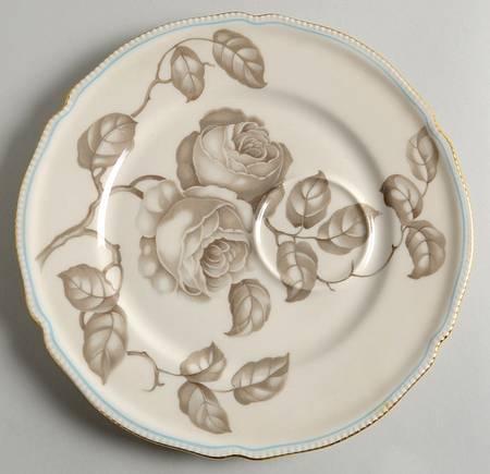 Gloria Snack Plate for Snack Set that Uses Footed Cup