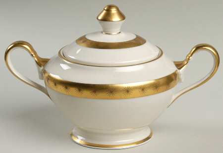 Golden Classic Sugar Bowl & Lid