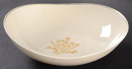 Golden Meadow 9" Oval Vegetable Bowl