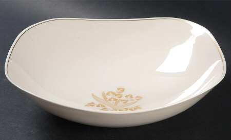 Golden Meadow 9" Square Vegetable Bowl