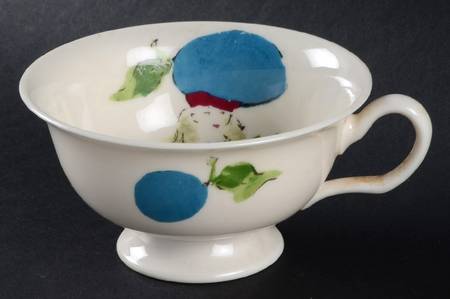 Harvest (Scenes, Rim) Footed Cup