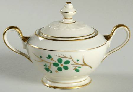 Jade Sugar Bowl & Lid