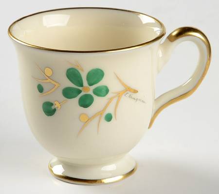 Jade Footed Demitasse Cup