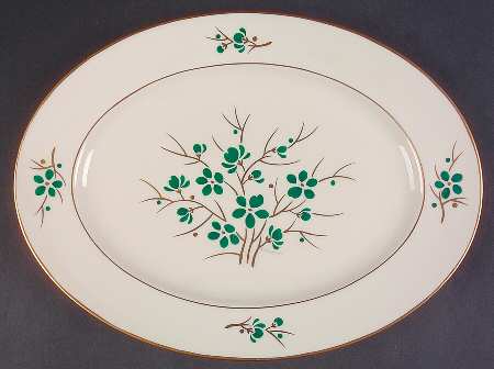 Jade 13" Oval Serving Platter
