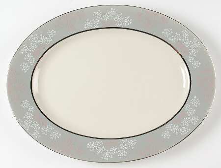 Lace 15" Oval Serving Platter
