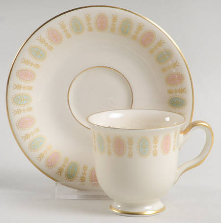 Lavalliere Footed Demitasse Cup & Saucer Set
