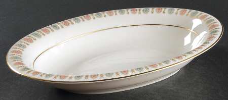 Lavalliere 10" Oval Vegetable Bowl