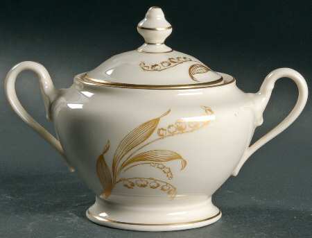 Lily of the Valley Sugar Bowl & Lid