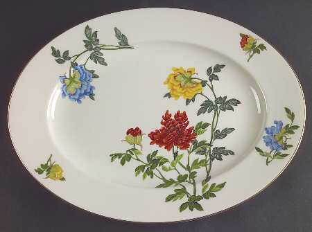 Ma Lin 13" Oval Serving Platter