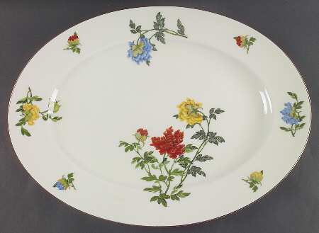 Ma Lin 18" Oval Serving Platter