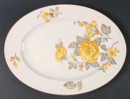 Mayfair 13" Oval Serving Platter by Castleton (USA)
