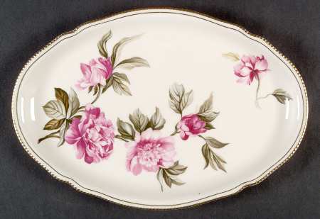 Peony 13" Oval Serving Platter