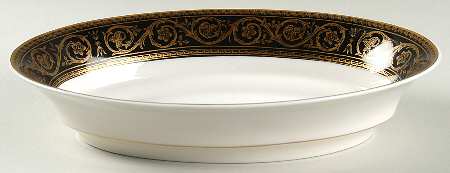 Quadrille 10" Oval Vegetable Bowl