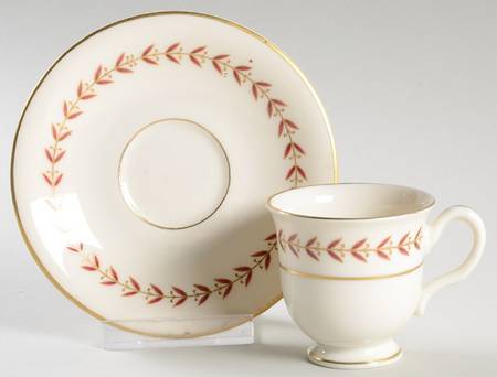Radnor Footed Demitasse Cup & Saucer Set
