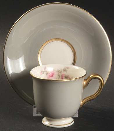 Rosemere Footed Demitasse Cup & Saucer Set