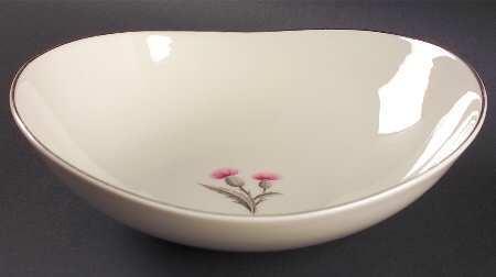 Thistle 9" Oval Vegetable Bowl