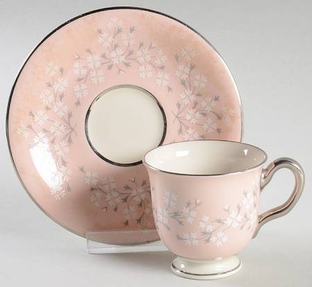 Trousseau Footed Demitasse Cup & Saucer Set