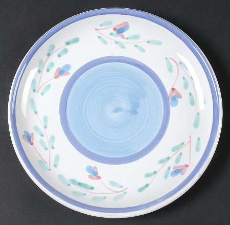 Blue Garland Salad Plate