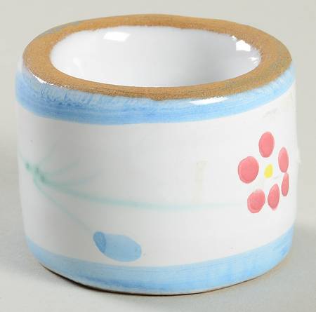 Blue Garland Napkin Ring