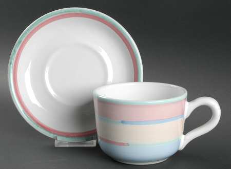 Cabana Oversized Cup & Saucer Set