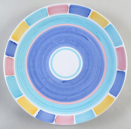 Color Blocks 13" Chop Plate (Round Platter)
